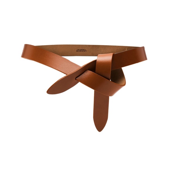 Isabel Marant Tan Leather Belt - Picture 1 of 7